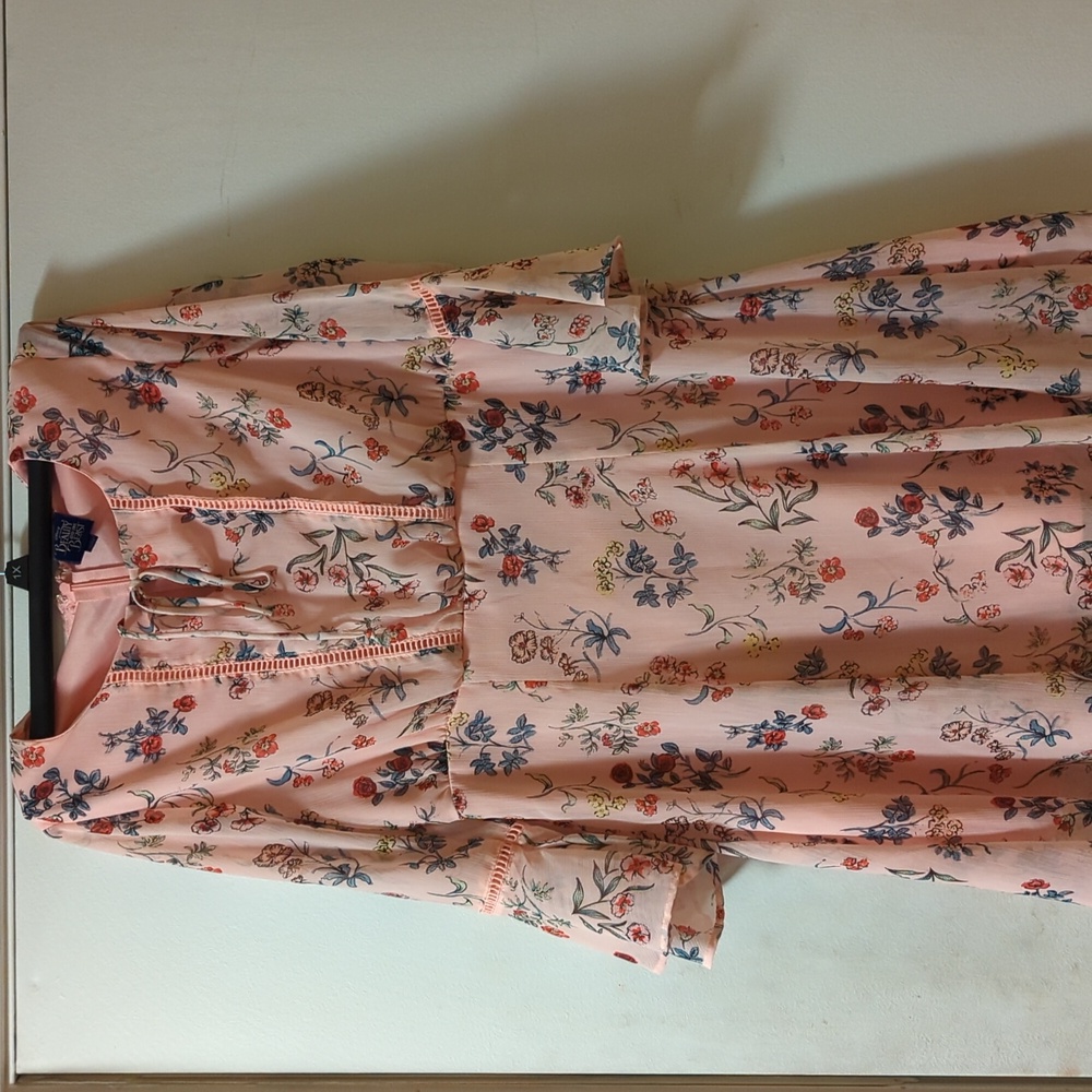Disney Beauty and the Beast Floral Boho Dress, Size Medium